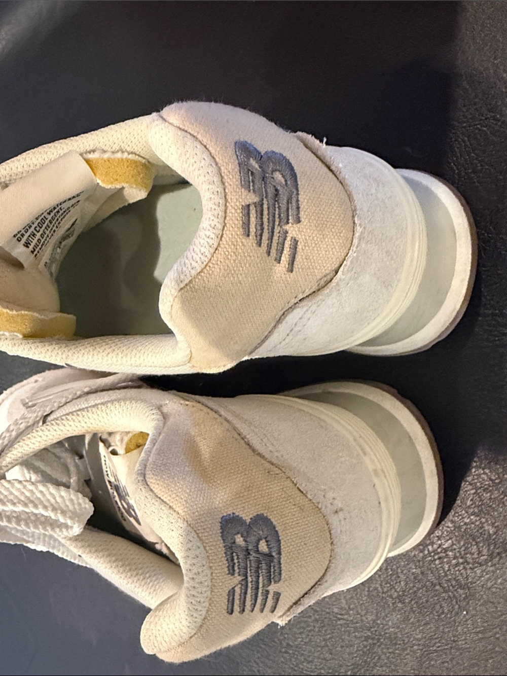 New Balance Off-White & Beige 574 Retro Runner Size 8 - Picture 5 of 8